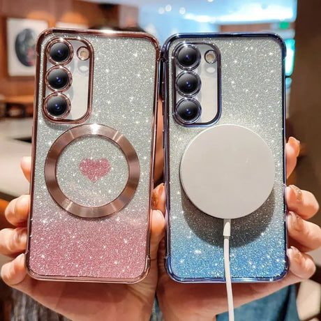 two cases with a phone holder and a phone holder
