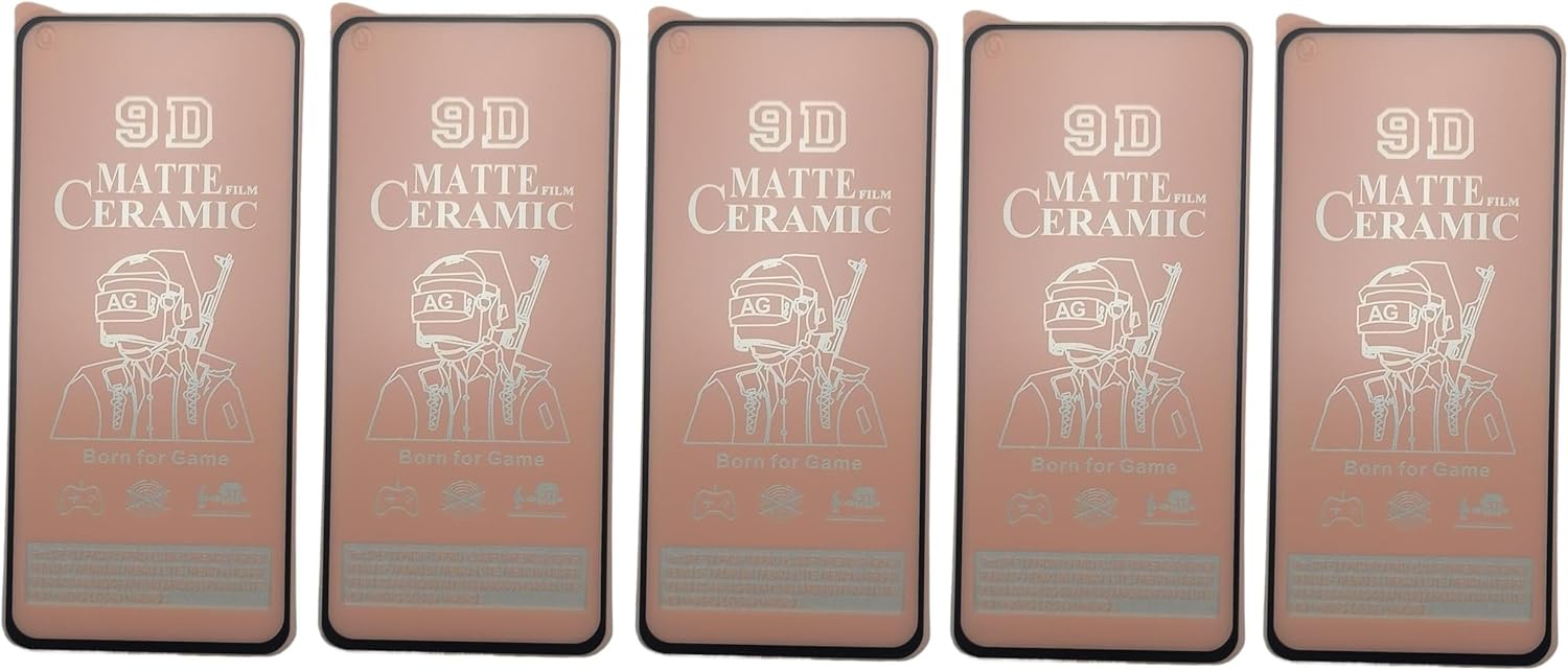Ceramic matte screen protectors.