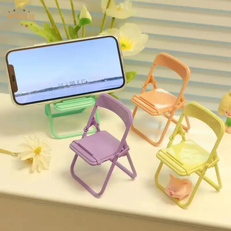a phone holder with a phone in it