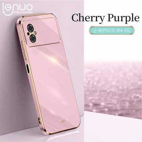 the pink iphone case is shown on a white surface