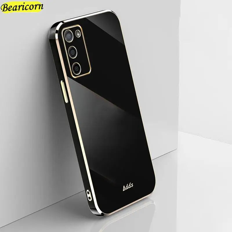 a black and gold case for the samsung s9