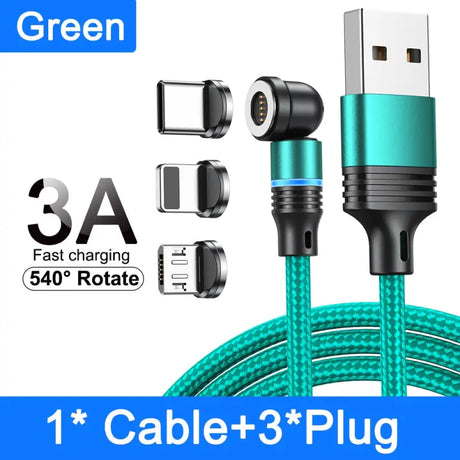 anker 3 in 1 charging cable with 3ft cable and 3ft charger