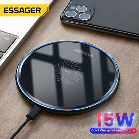 anker wireless charger with a wireless charging cable