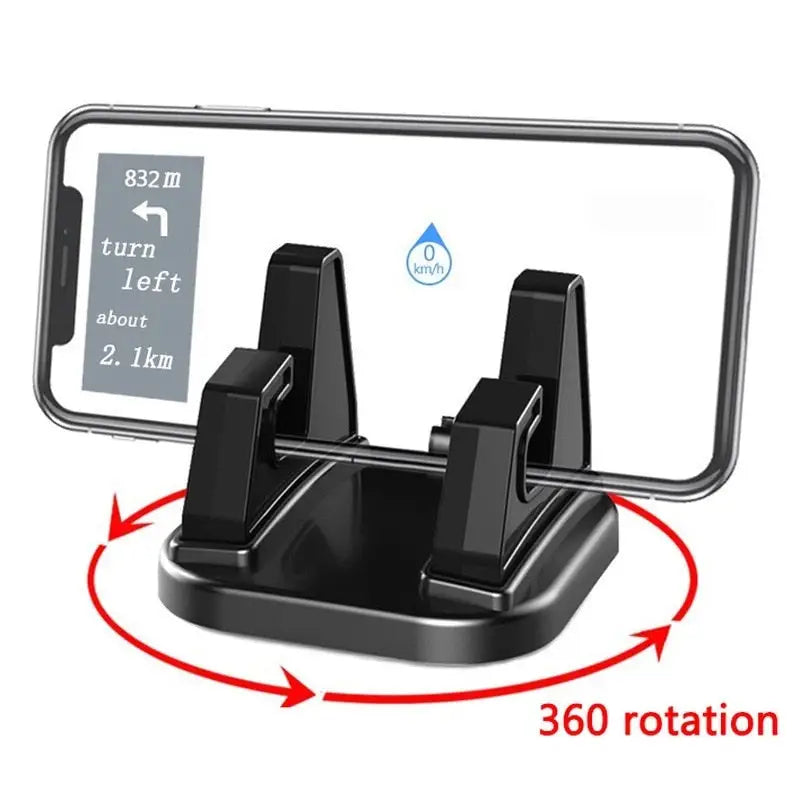 a close up of a cell phone holder with a phone on it