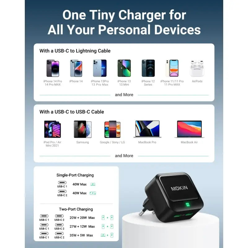 A close up of a cell phone charging station with a lot of different devices