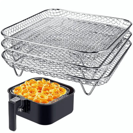 a close up of a fryer with a basket of pasta
