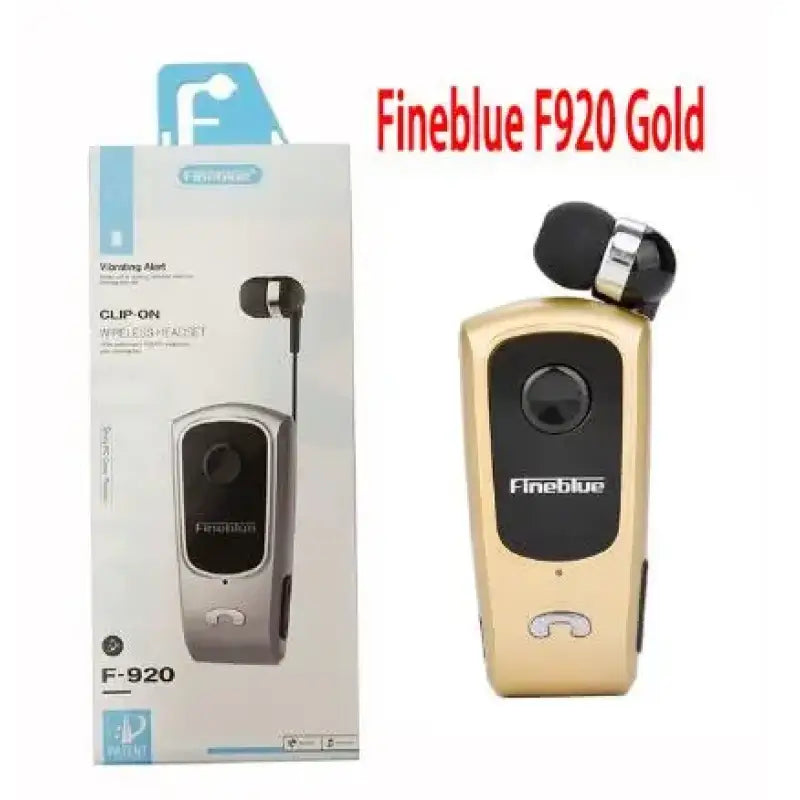 A close up of a gold cell phone with a box