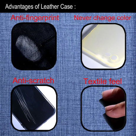 a close up of a person holding a cell phone with different pictures