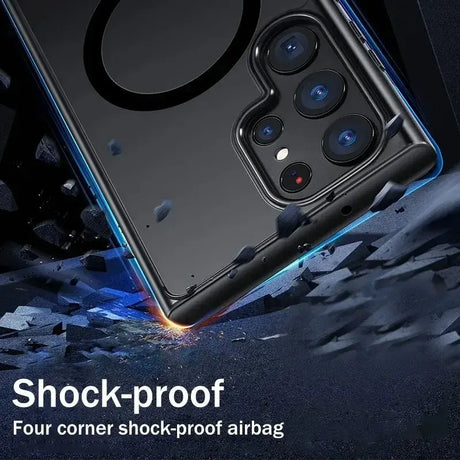A close up of a phone with a camera attached to it