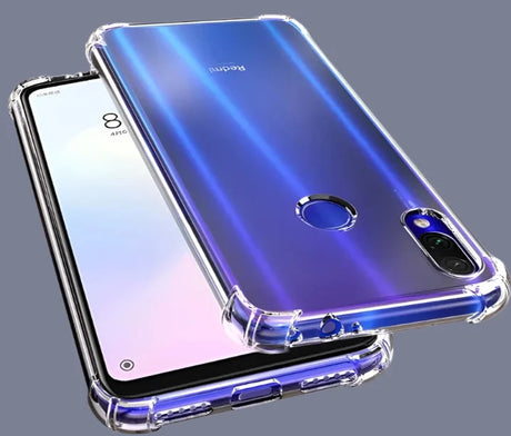 the back of a blue samsung note 8 pro phone case
