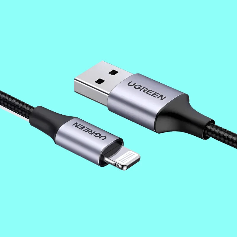 A close up of a usb cable connected to a charger