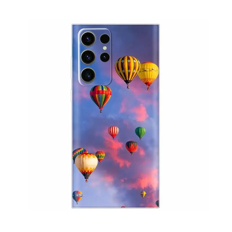 colorful hot air balloons samsung galaxy s20 case