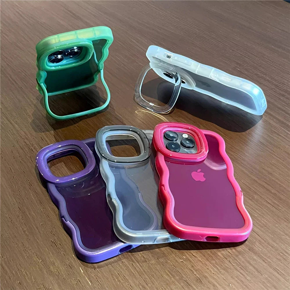 Colorful iPhone cases.