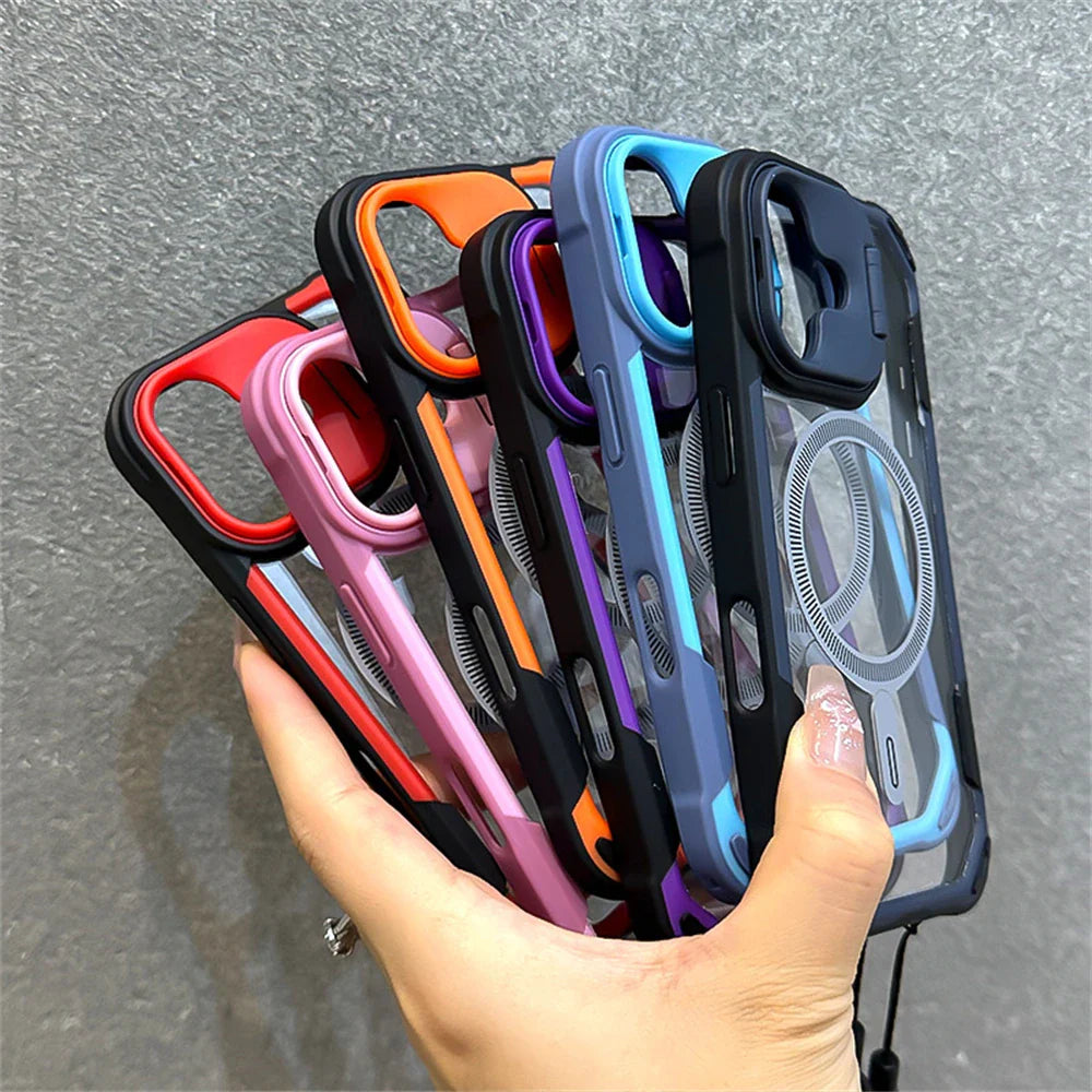 Colorful MagSafe phone cases.