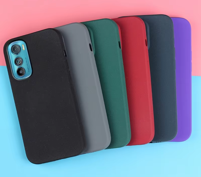 Colorful phone cases.