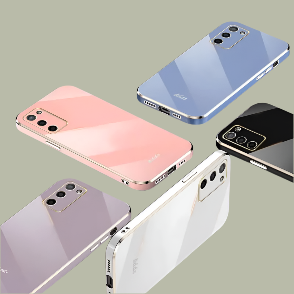 Colorful smartphone cases.