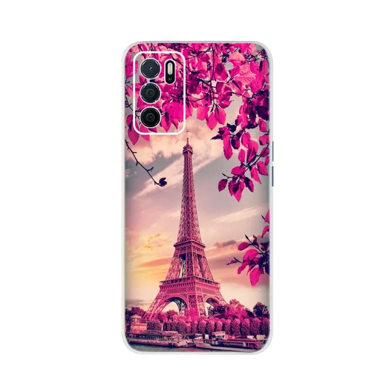 the eiff tower in paris phone case
