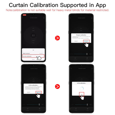 Curtain calibration app tutorial.