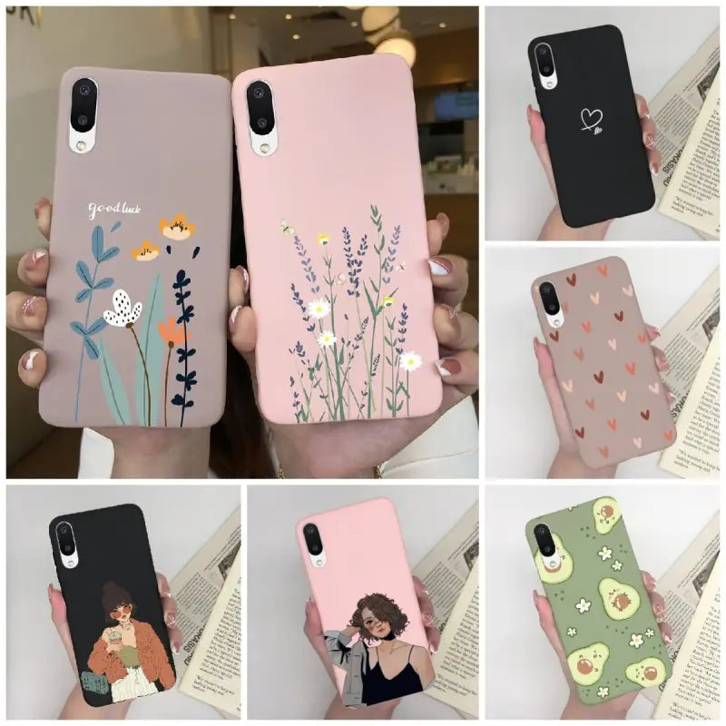 cartoon flower phone case for iphone