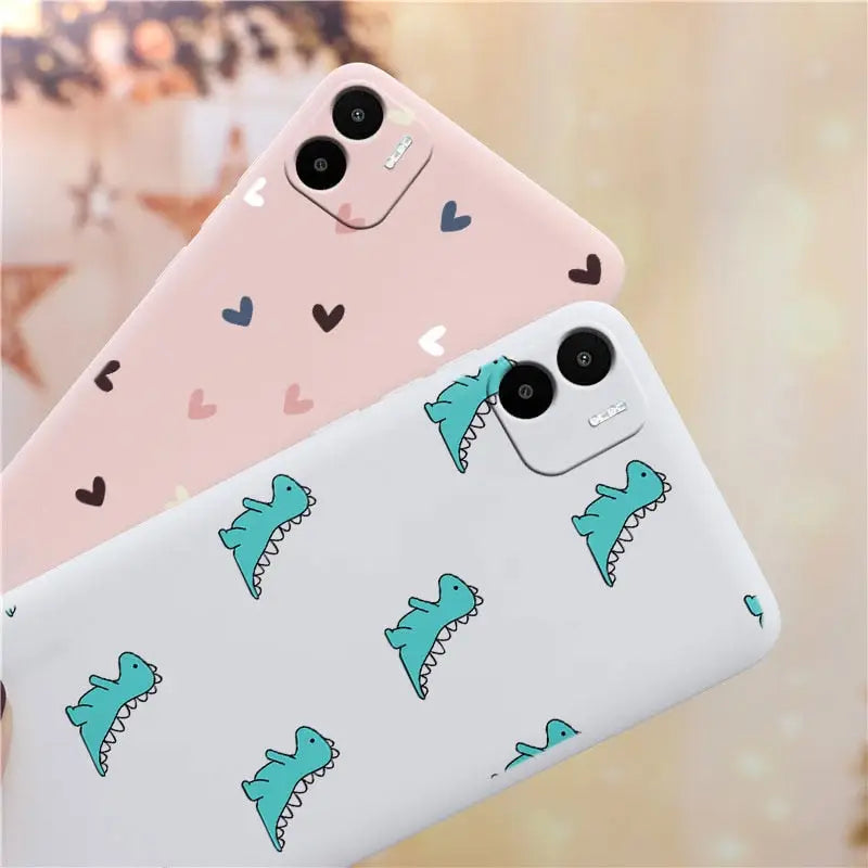 cute dinosaur pattern phone case