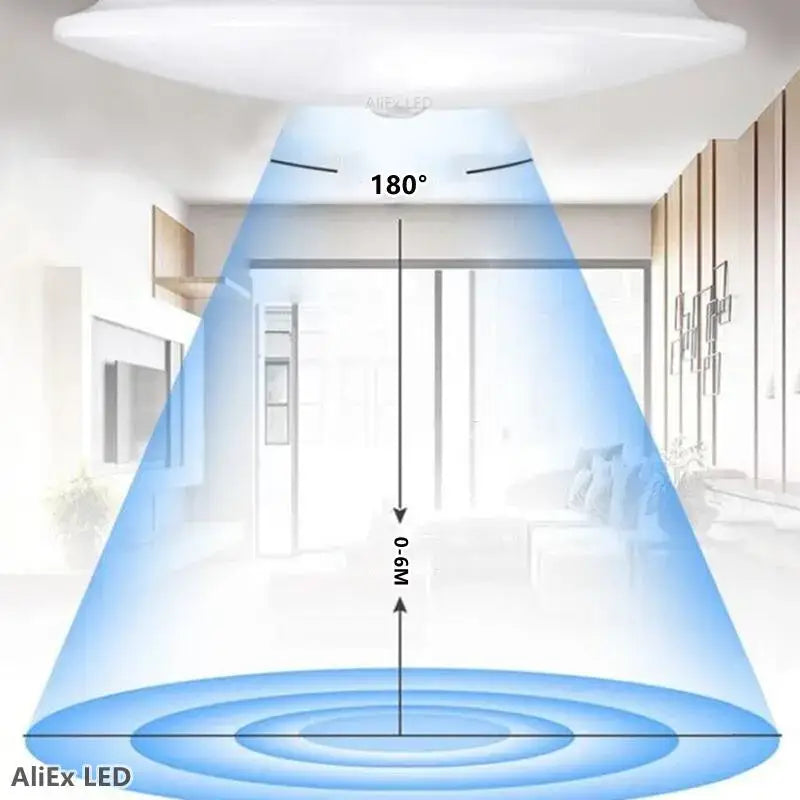 A diagram of a light that is connected to a light