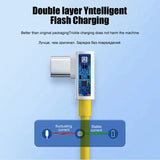 double layer intelligent charging cable