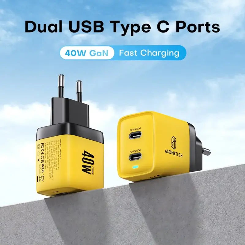 Dual usb type c ports