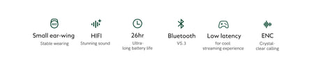 Earbud features.
