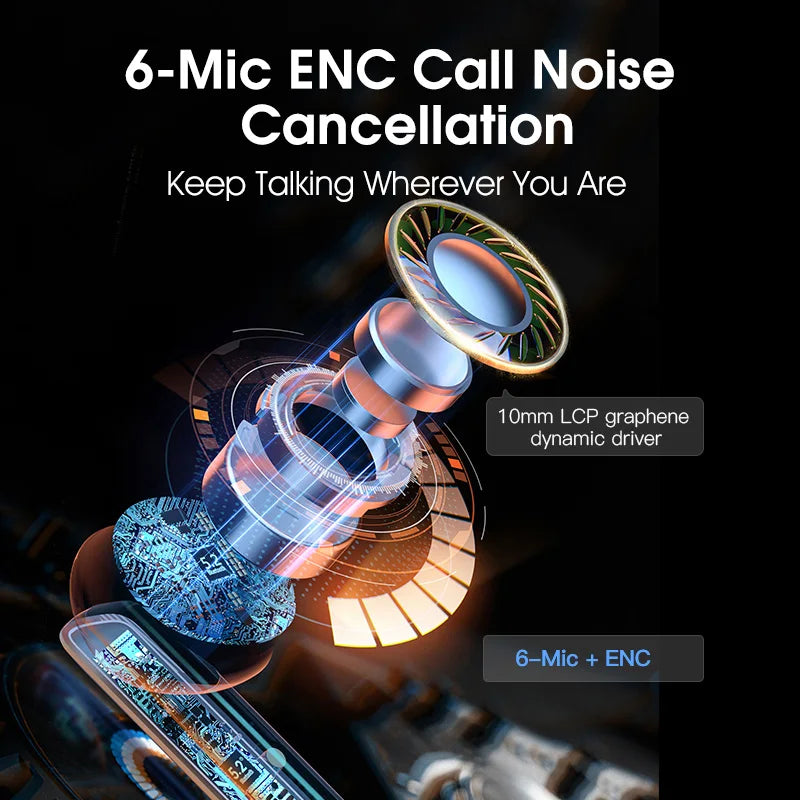Earbud internal components with noise cancellation technology.