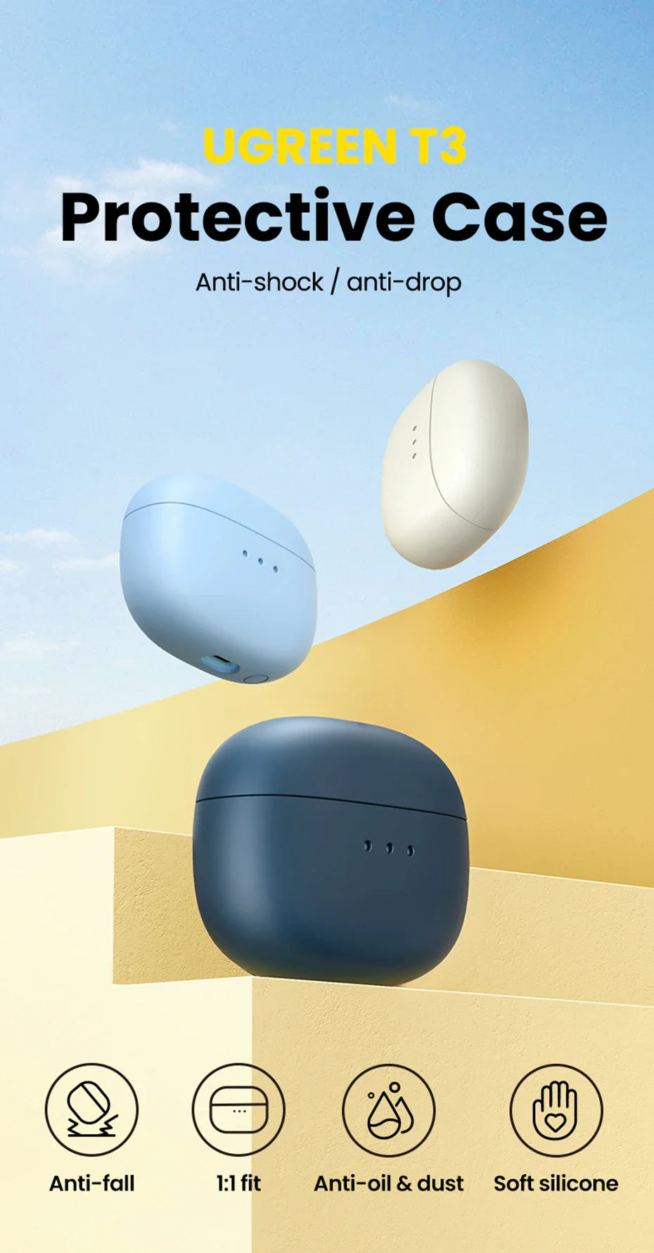 Earbud protective cases.