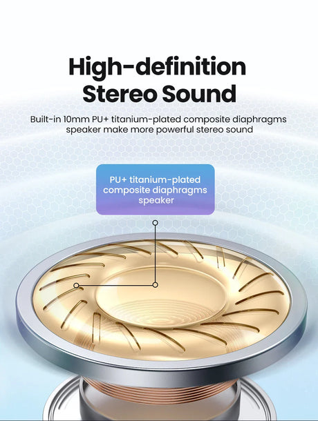 Earbud speaker component.