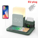 the eug charging station is shown with an iphone and a smartphone