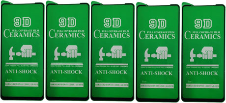 Five green screen protectors.