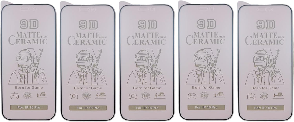 Five phone screen protectors.