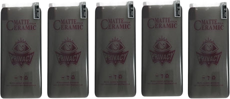 Five privacy screen protectors.