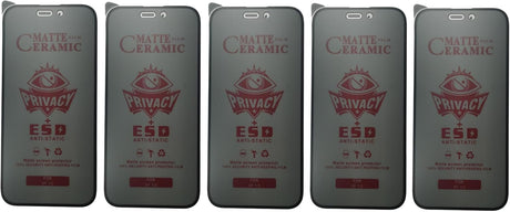 Five privacy screen protectors.