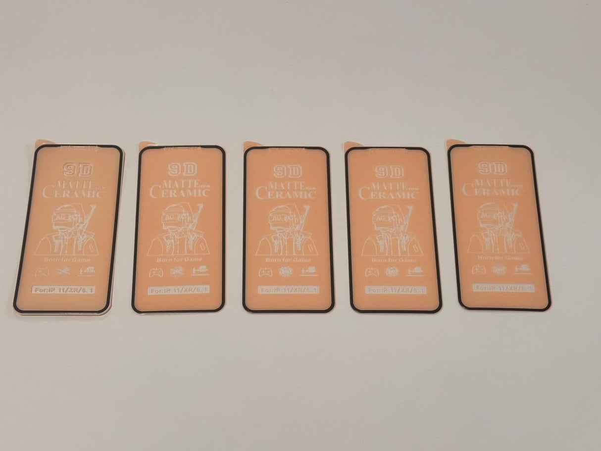 Five screen protectors.