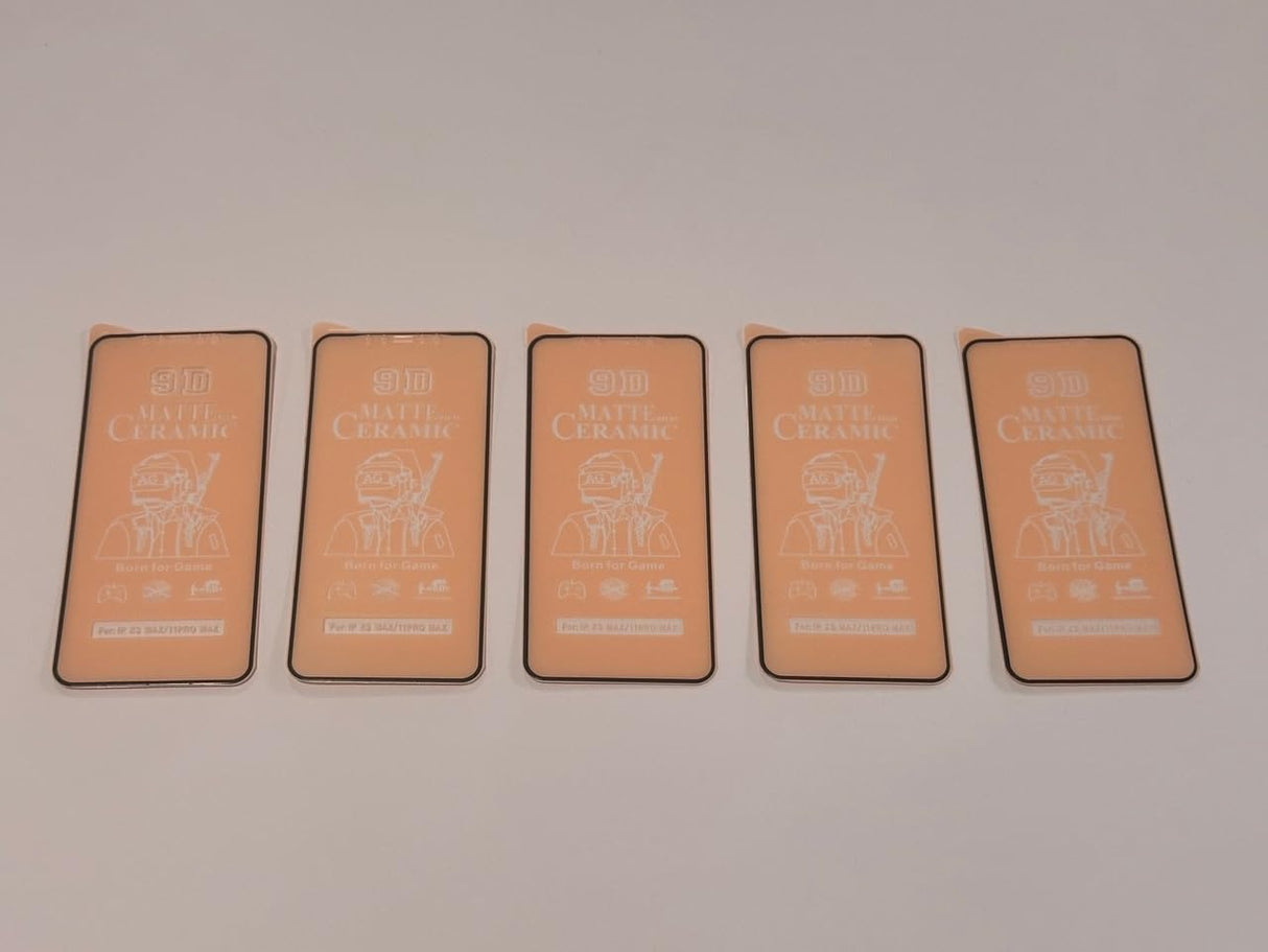 Five screen protectors.