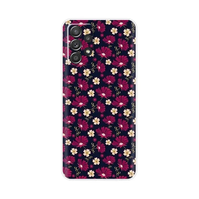floral pattern back cover for motorola z2