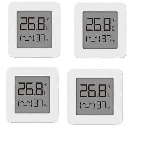 four digital therms on a white background