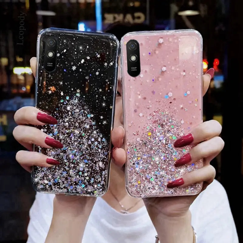 glitter phone case