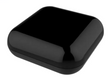 Glossy black square box.