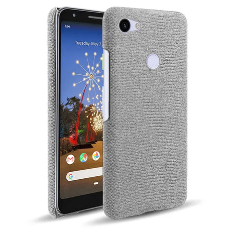 the back of a grey case with a sparkle effect