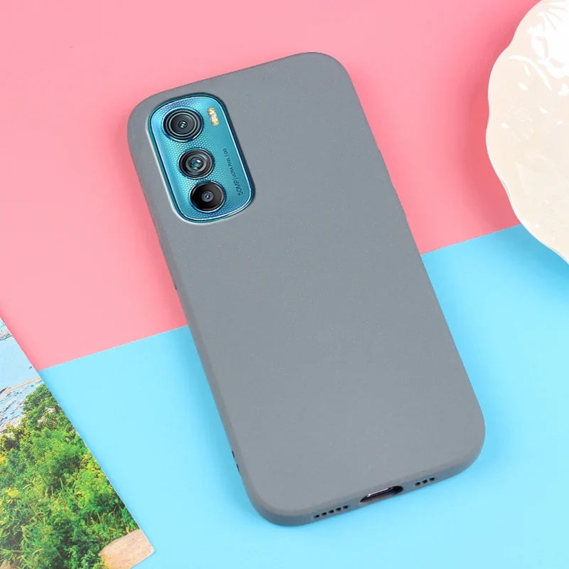 Gray smartphone case.