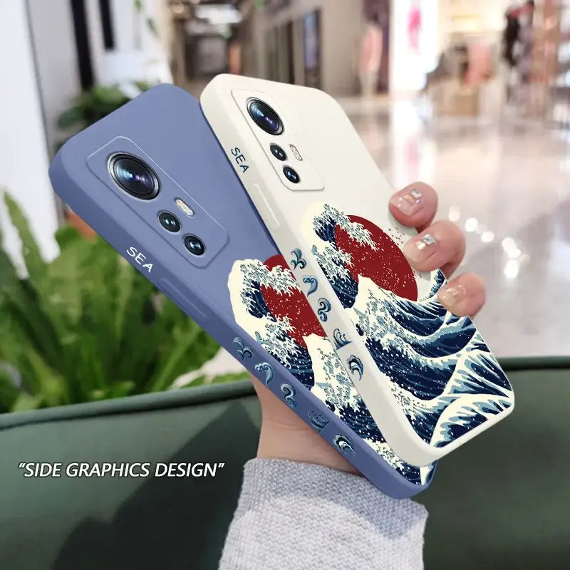 The great wave of kanishi phone case