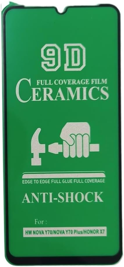Green 9D ceramics anti-shock screen protector.