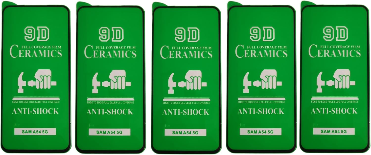 Green anti-shock screen protectors.