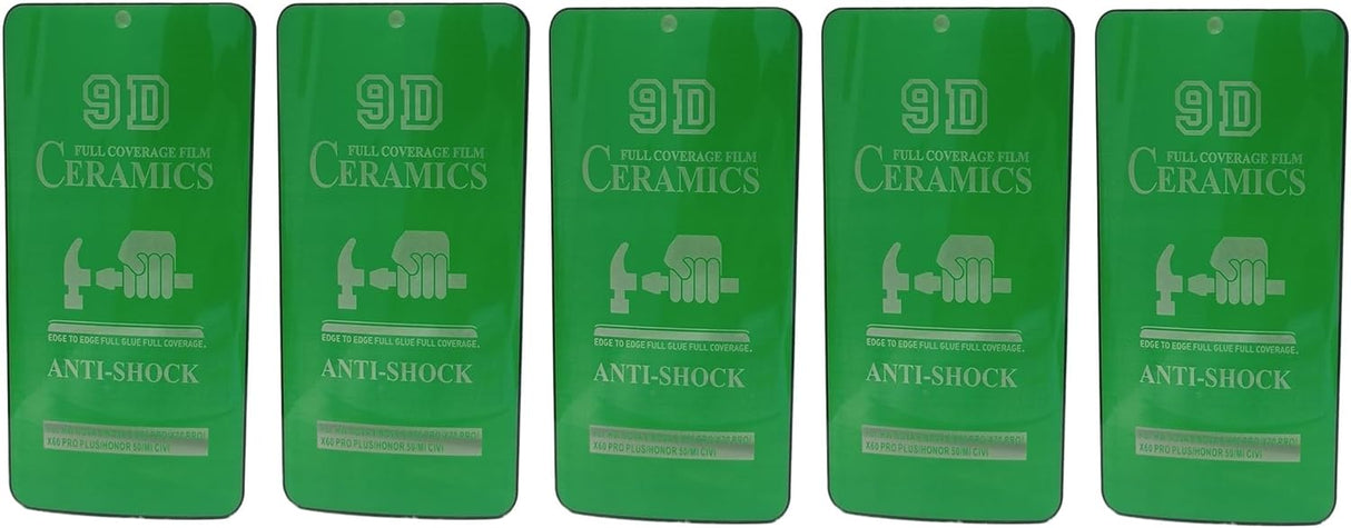 Green anti-shock screen protectors.