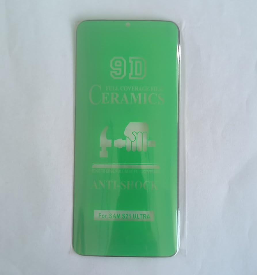 Green ceramic screen protector.