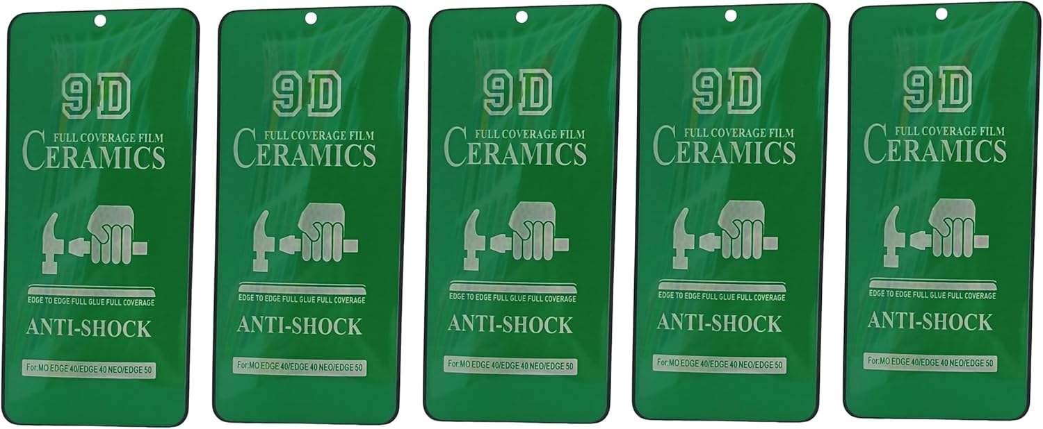 Green ceramic screen protectors.
